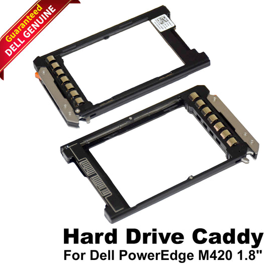 Lot of 2 DELL POWEREDGE M420 R730XD R730xd 1.8" HARD DRIVE SSD TRAY CADDY JV1MV
