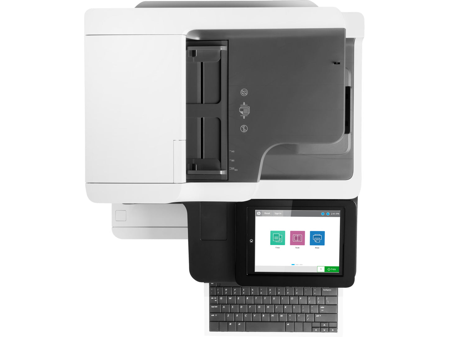 HP LaserJet Enterprise Flow MFP M634h Laser Printer, Black And White Mobile