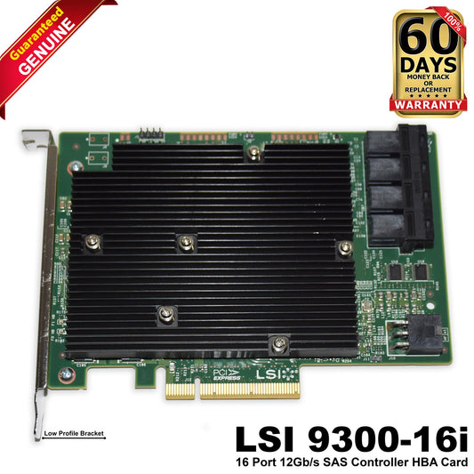 LSI SAS 9300-16i 16-Port 12Gb/s SAS HBA PCIe 3.0 IT Mode for ZFS TrueNAS unRAID (NOT FOR HOME PC)