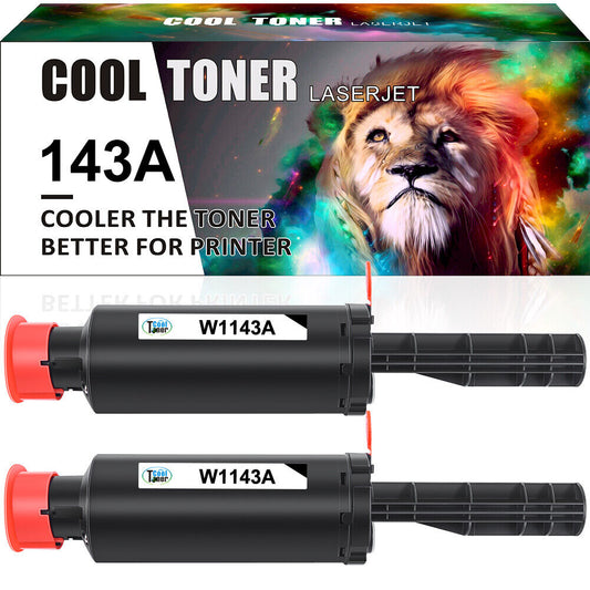 2x W1143A Toner Compatible with HP 143A Neverstop Laser 1001nw MFP 1201w 1202w