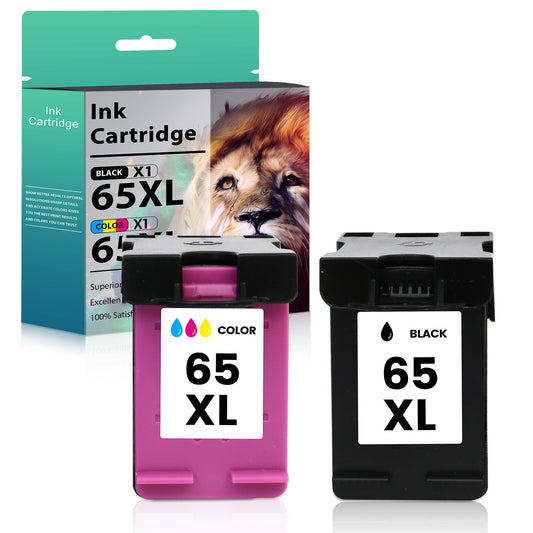 2 PK Ink Set for HP 65XL 65 XL DeskJet 2600 2622 2652 3752 3758 ENVY 5052 5055