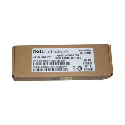 Dell Q56DD-400G-LDR4 400G QSFP-DD DR4 1310nm 10km MPO SMF Transceiver MRJCY