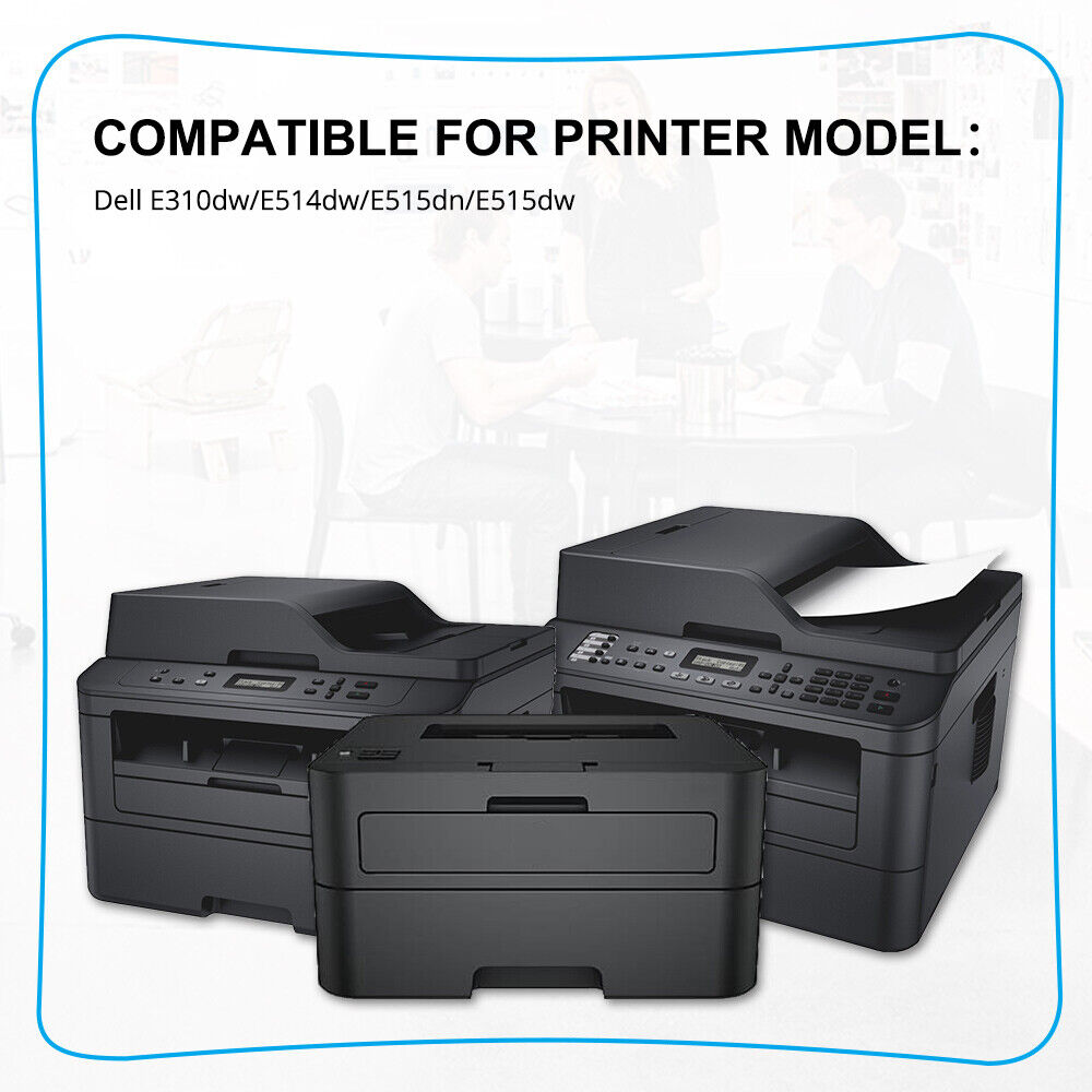 10-Pk/Pack E310 Toner Cartridge For Dell E310DW E515DN E515DW E514DW 593-BBKD