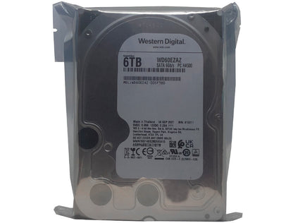 Western Digital 6TB 256MB SATA 6Gb/s 3.5" WD60EZAZ Internal Hard Drive