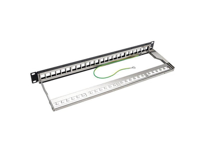 TRIPP LITE N062-024-KJ-SH 1U Rack-Mount Shielded Blank Keystone/Multimedia Patch