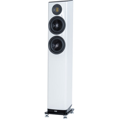 Elac VELA FS 407 Floor-standing Speaker VFS407-GW (High-Gloss White, Each)
