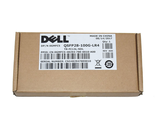 Lot 2 Dell 100G-LR4 QSFP28 SMF 1310nm 10Km LC Connector Transceiver Module GMFC5