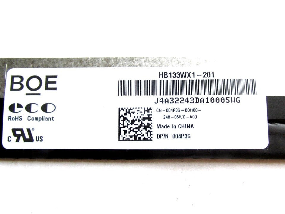 BOE HB133WX1-201 13.3" 30-pin Matte WXGAHD 1366x768 LCD Laptop Screen 04P3G