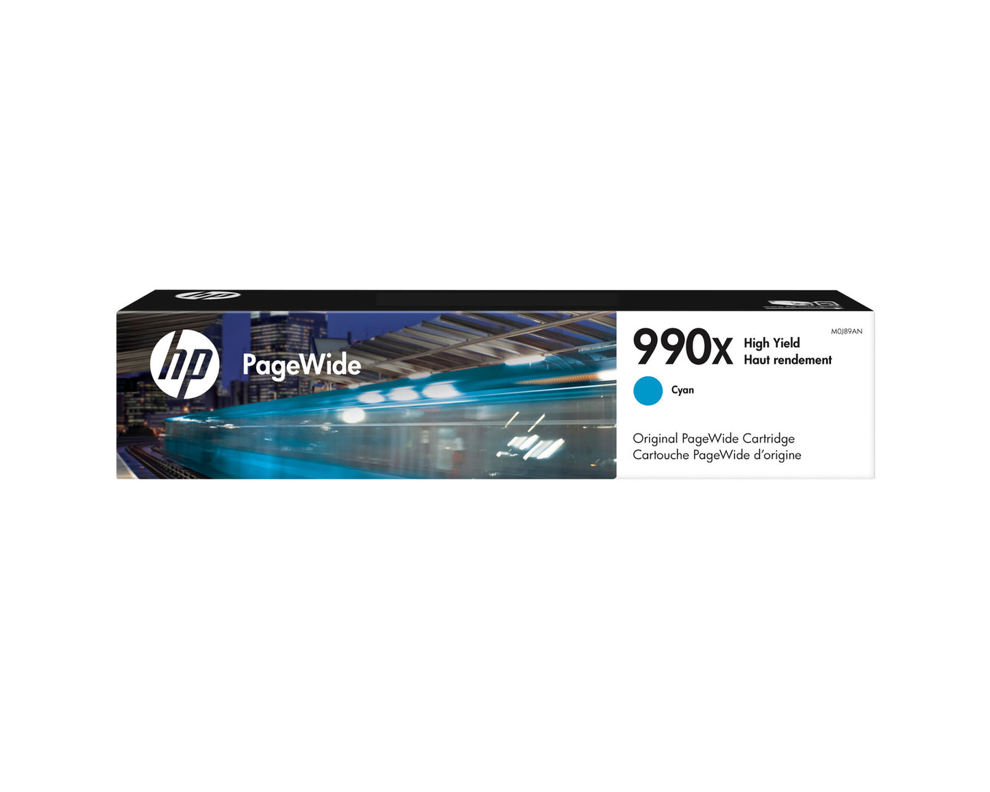 HP 990A Black Original PageWide Cartridge, ~10,000 pages, M0J85AN