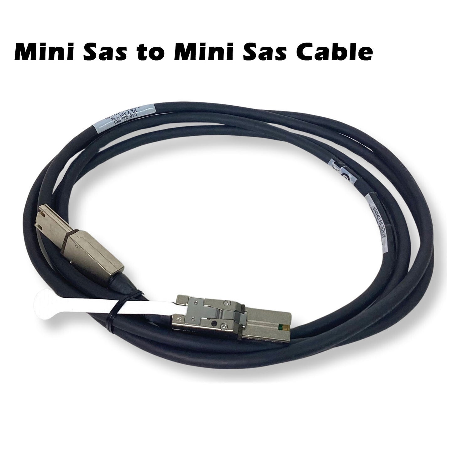 EMC 3 meter Mini SAS Madison cable Black SFF-8088 SAS to SFF-8088 038-003-960 (NOT FOR HOME PC)