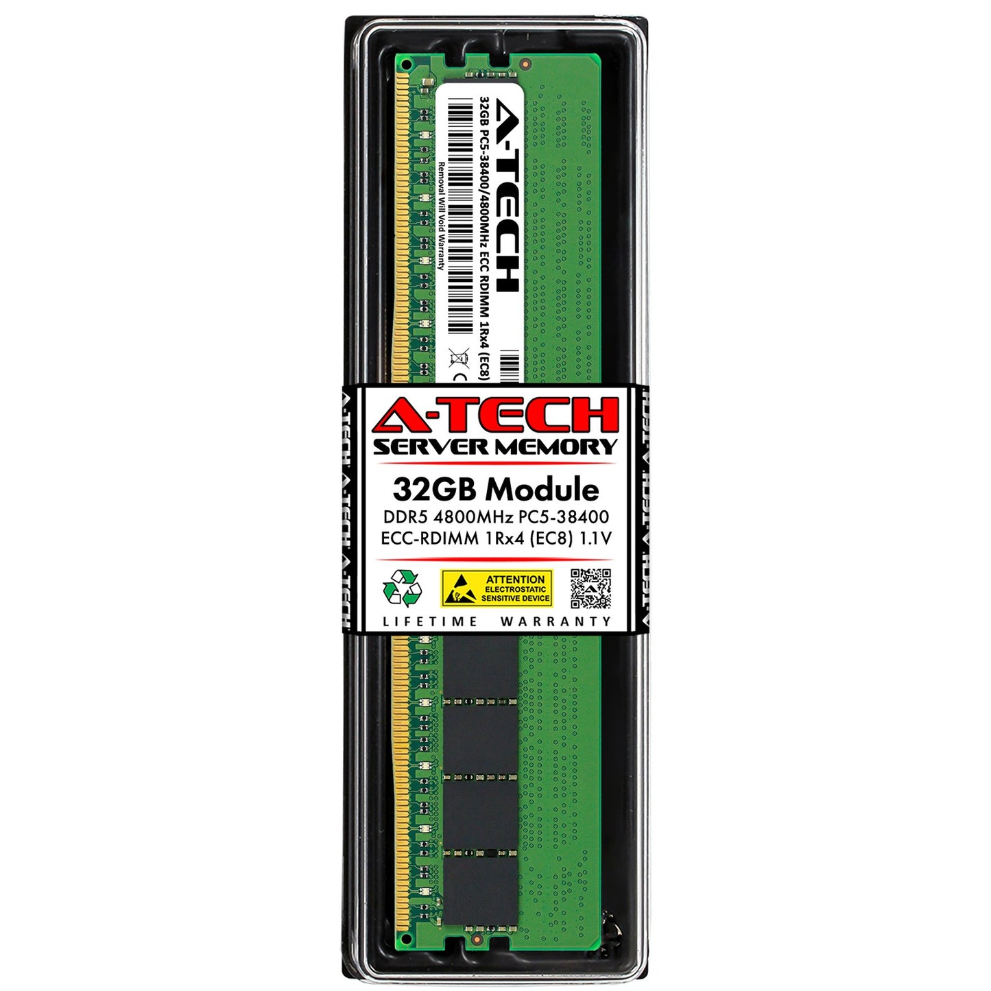 32GB 1Rx4 PC5-4800 EC8 RDIMM ASUS Pro WS W790-ACE Memory RAM