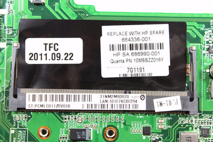 New HP Pavilion DM1-4400 Laptop Motherboard 686990-001 664336-001 DA0NM2MB6C0