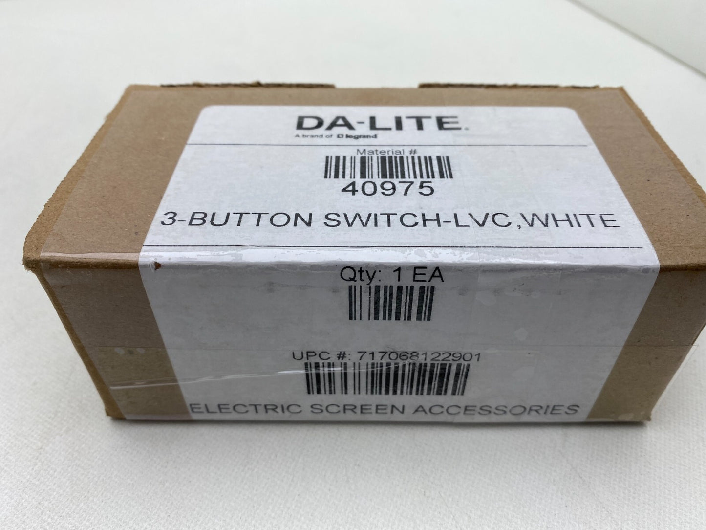 Da-Lite 40975 Extra Three Button Low Voltage Control Switch