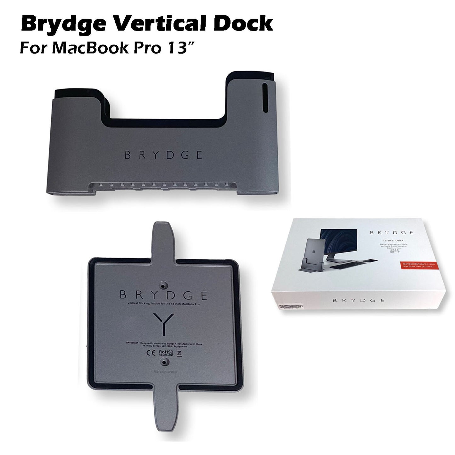 Lot of 50 Brydge BRY13MBP Vertical Dock Stand Apple Macbook Pro 13" 2016-2022