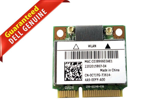Lot X5 Dell Killer 1202 Dual Band PCI-E Mini Card 300Mbps Bluetooth 4.0 0CTJ7G