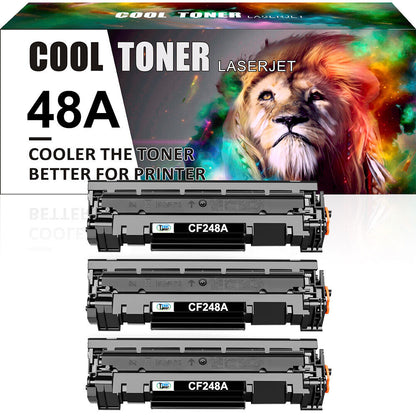 3PCS CF248A 48A Toner Compatible With HP LaserJet Pro M15w M16w M28w M29a M31w