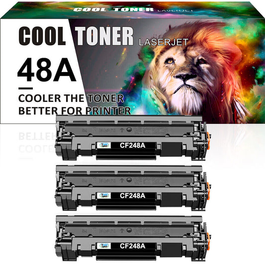 3PCS CF248A 48A Toner Compatible With HP LaserJet Pro M15w M16w M28w M29a M31w
