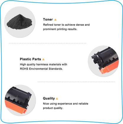 10-Pk/Pack E310 Toner Cartridge For Dell E310DW E515DN E515DW E514DW 593-BBKD