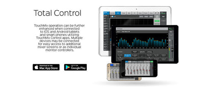 QSC TOUCHMIX-30 PRO-TD 32-Channel Compact Digital Mixer with Touchscreen