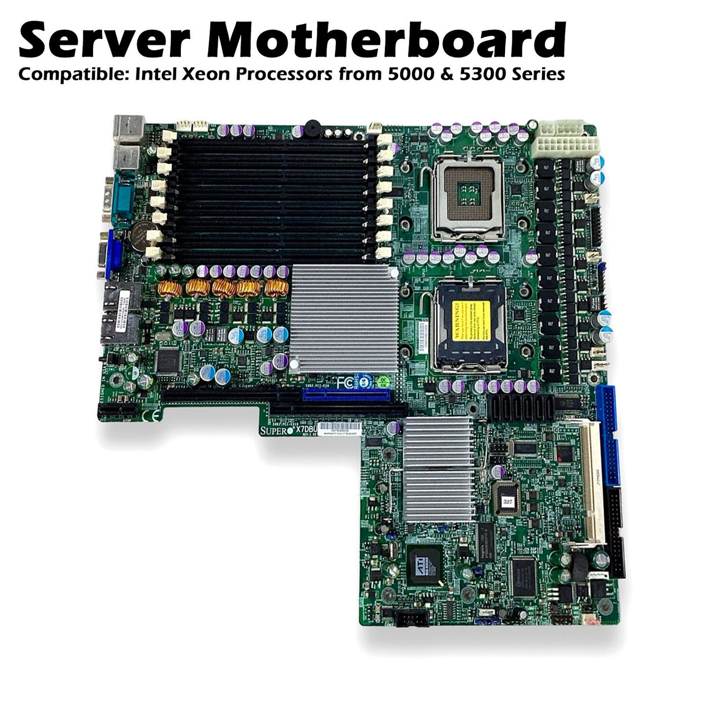 SuperMicro Dual Intel Xeon LGA-771 ATX DDR2 Motherboard X7DBU-A-IS018 X7DBU-A