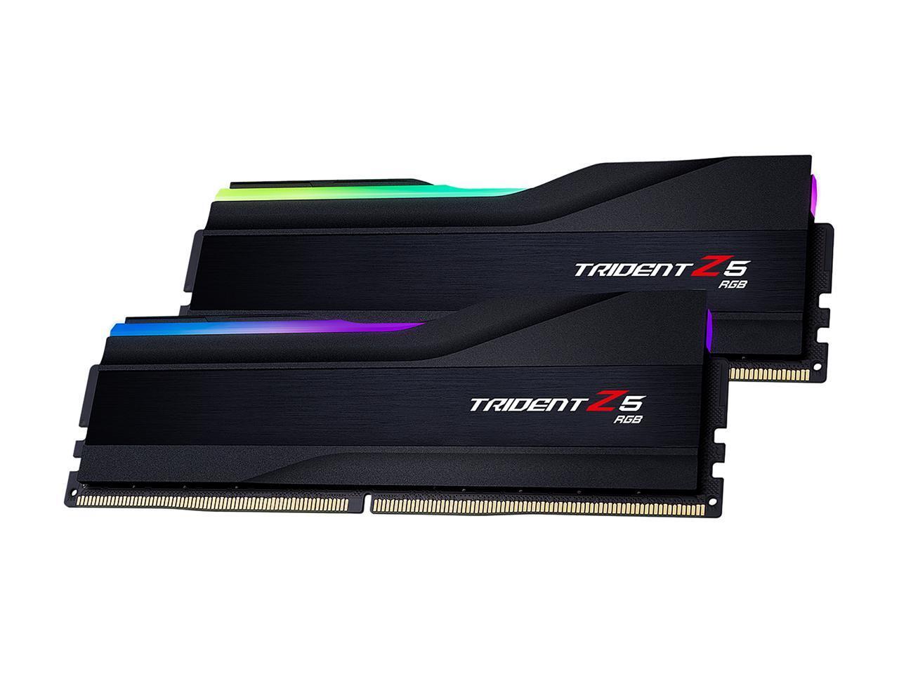 G.SKILL Trident Z5 RGB Series 64GB (2 x 32GB) 288-Pin PC RAM DDR5 6000 Intel XM