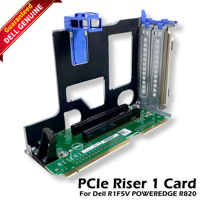 Genuine Dell PowerEdge R820 R830 PCI-Express Riser Board & BRACKET 03FHMX R1F5V