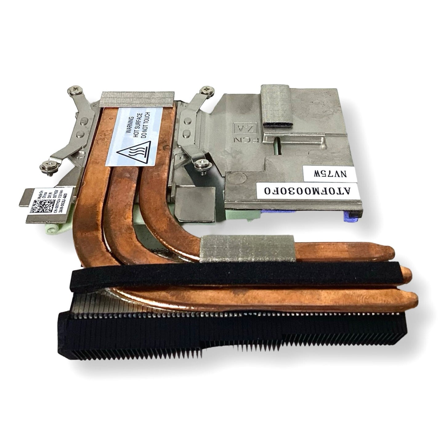 Dell Alienware 18x R1 OEM Video Card Fan RTRCG DC280009CF0 & Heatsink 0TYGV