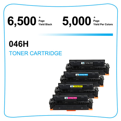 5 Toner Cartridge for Canon 046H ImageCLASS MF735Cdw LBP654Cdw MF731Cdw MF733Cdw