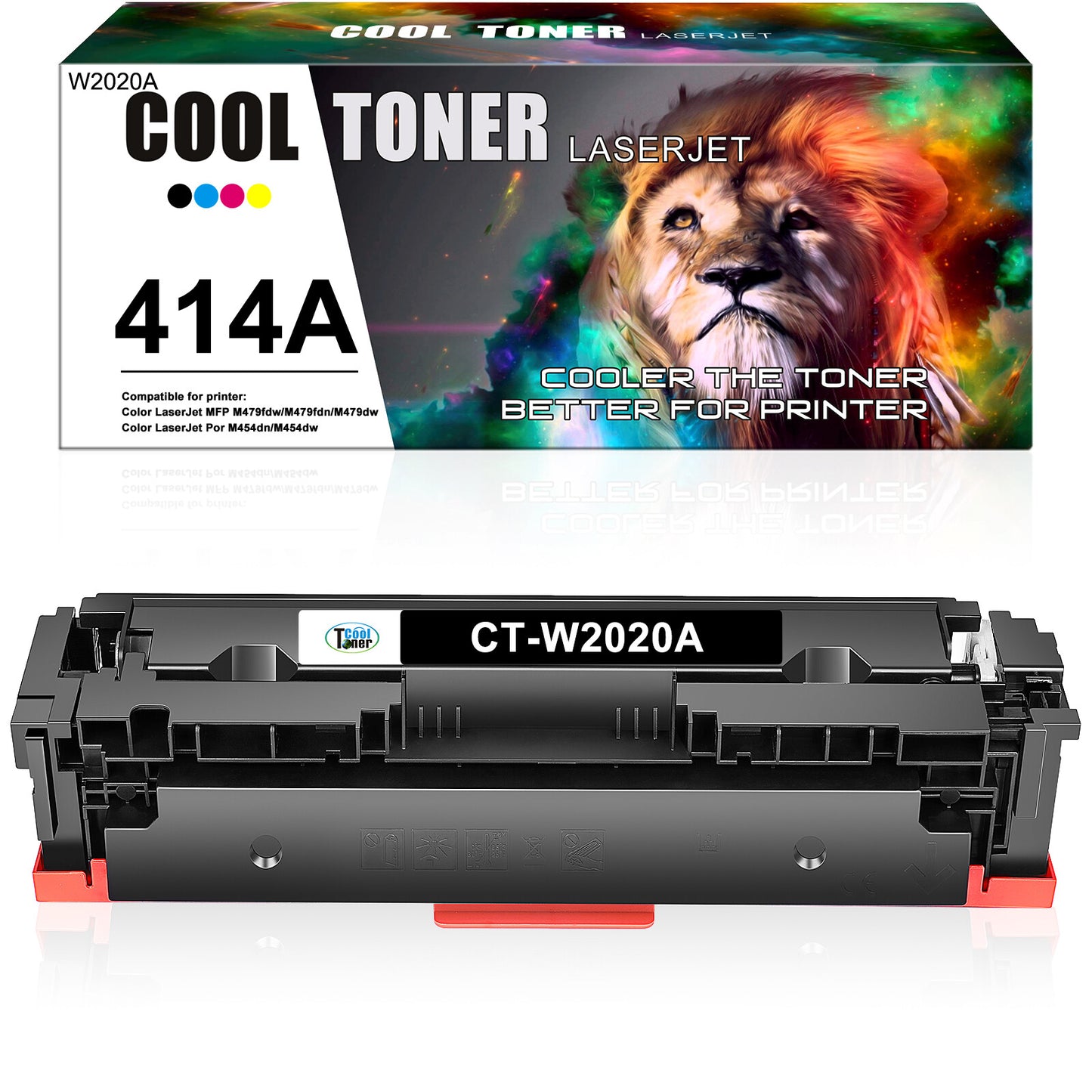 1 Pack W2020A Toner Compatible With HP 414A MFP M479fdw M454dw M454dn (No Chip)