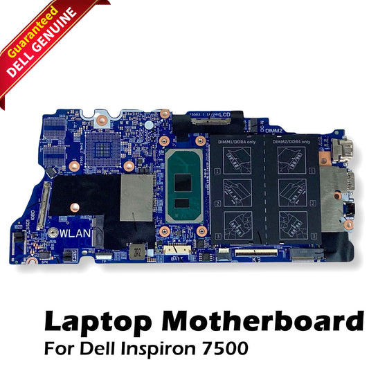Dell Inspiron 7500 2-in-1 Silver Motherboard i5-1035G1 1.0GHz Quad-Core GVCY9