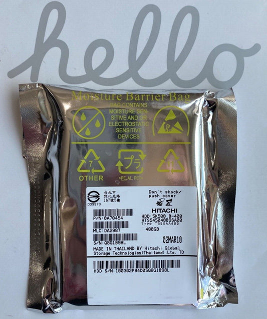 FACTORY SEALED!!! HITACHI HTS545040B9SA00 0A70454 400GB 5K500 B-400 SATA HDD