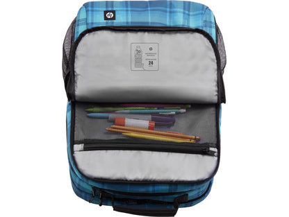 HP Campus XL Tartan Plaid Backpack