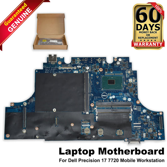 Dell Precision 17 7720 Motherboard i7-7820HQ 2.9GHz Quad-Core CPU LA-E321P Y867X