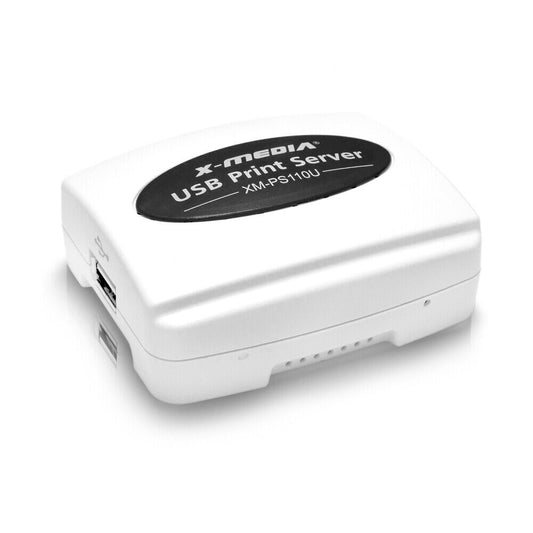 X-MEDIA XM-PS110U | 1-Port 10/100Mbps Fast Ethernet USB Network Print Server