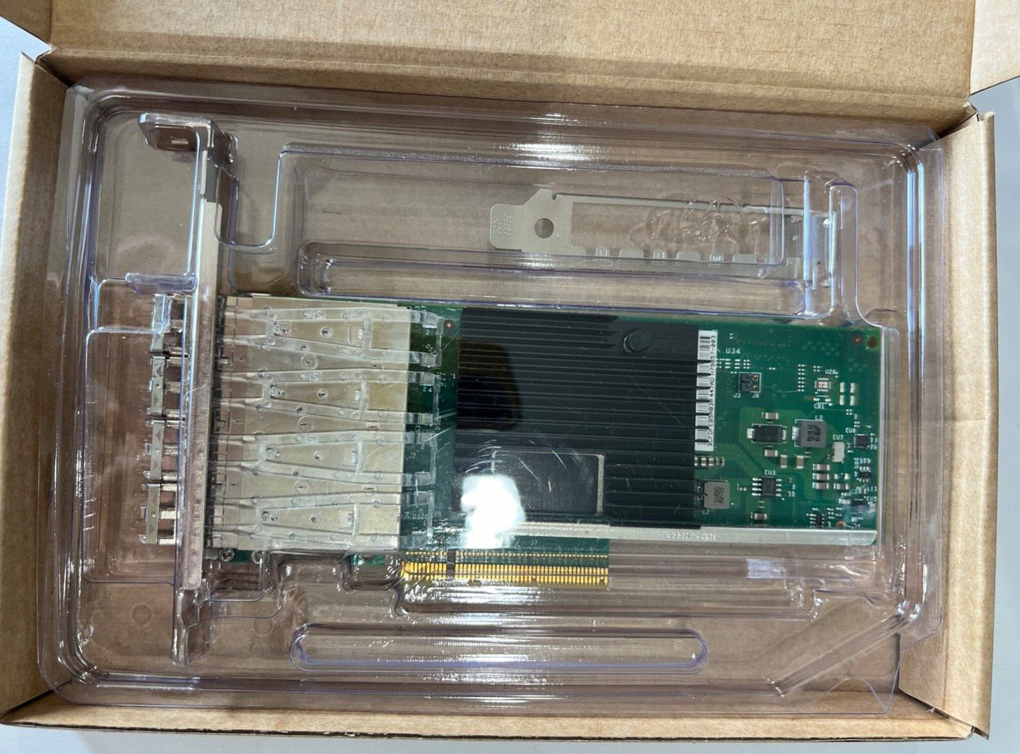GENUINE INTEL X710-DA4 LP 4-PORT PCIe 3 x8 10GbE SFP+ SERVER ADAPTER X710DA4G1P5