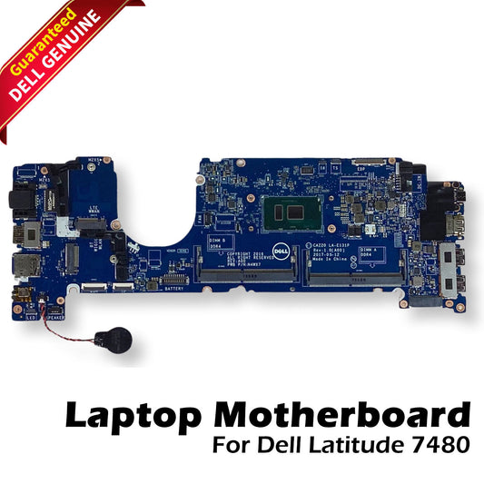 Dell Latitude 7480 Motherboard i5-7300U 2.6GHz DDR4 LA-E131P Thunderbolt 3 V20K6