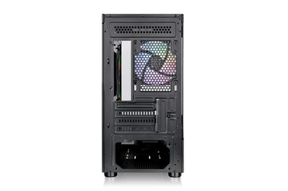 View 170 TG ARGB Black Micro-ATX Case; 3x120mm ARGB Fans included; Supports Up t