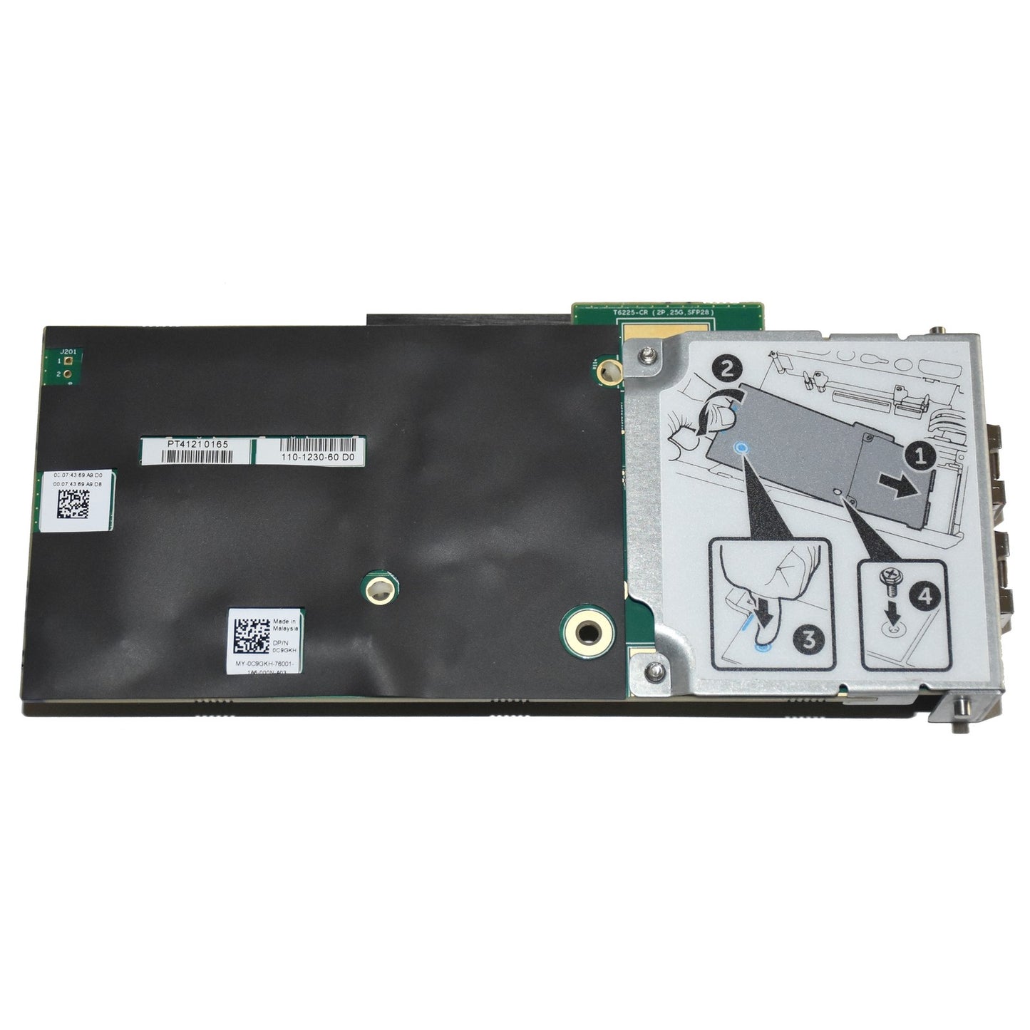 Dell Chelsio T6625M-CR Dual-Port 25GbE SFP28 Half-Height Network Adapter C9GKH