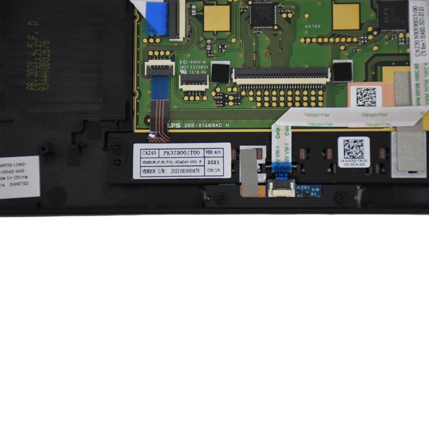 New Dell Latitude 7390 5289 2-in-1 Palmrest & Touchpad Upper Case F8YHN WRT5D