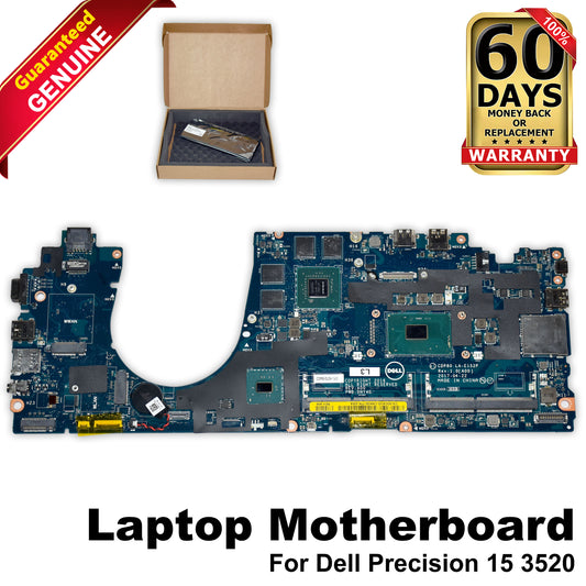 Dell Precision 3520 Core i7-7820HQ 2.9GHz Nvidia M620 Motherboard LA-E152P DCKVD