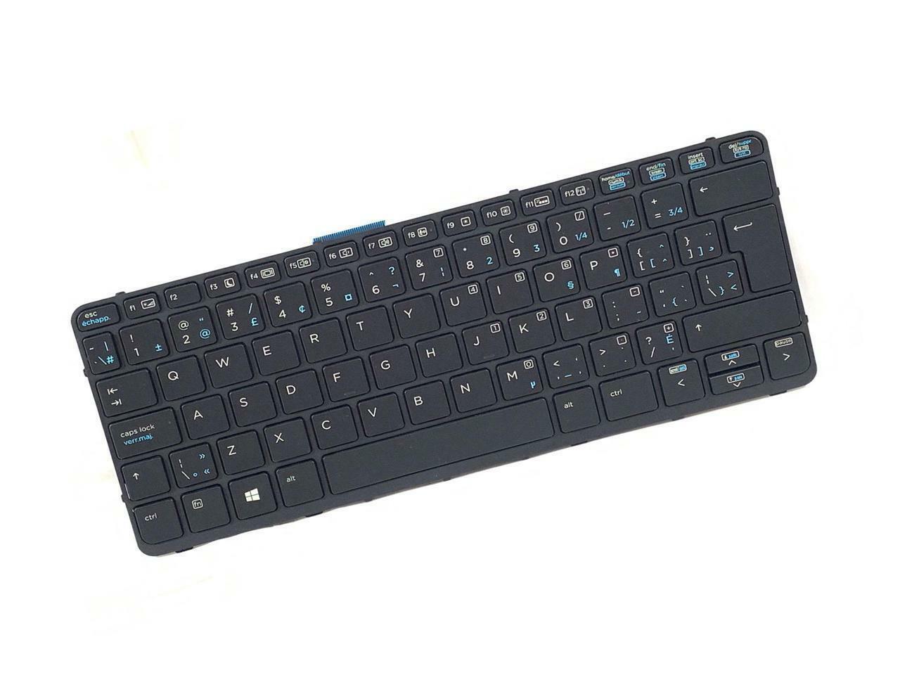 HP PRO X2 612 G1 QWERTY 87 Keys Canadian Keyboard W/Backlit Assembly 766641-DB1