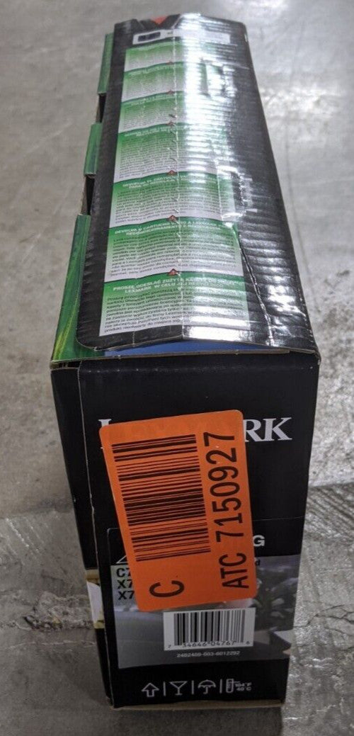 Genuine Lexmark C736H1KG Black High Yield Return Program Toner Cart 12K Page NEW