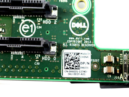 New Dell Hard Drive Backplane Board 4x 2.5" For Server System Dell DCS7200 K60J1