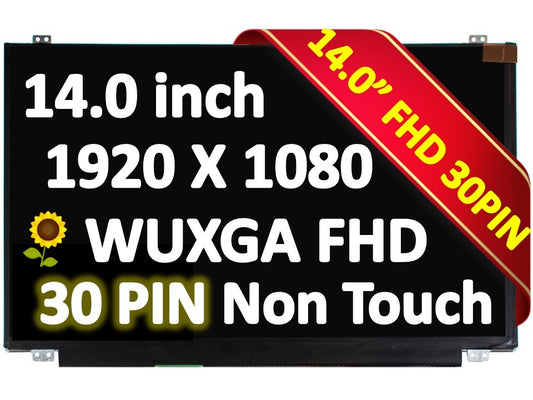 Lenovo FRU 01LW085 PN SD10P21268 LCD Screen Matte FHD 1920x1080 Display 14 inch