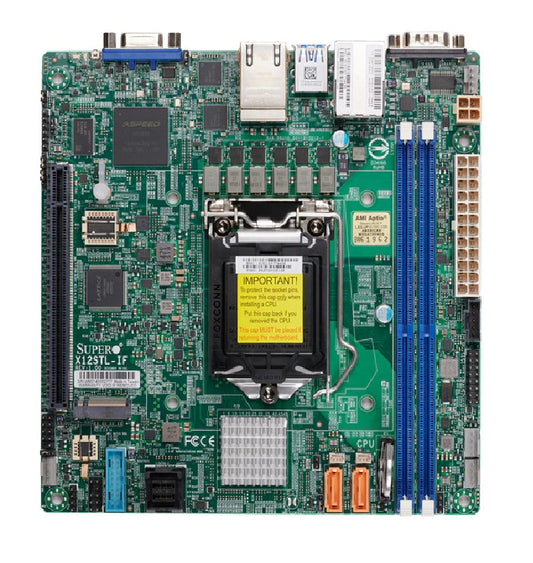 SuperMicro X12STL-IF MB-Intel Xeon-E 2300 (Rocket Lake- E)/PentiumCPU,SocketH5LG