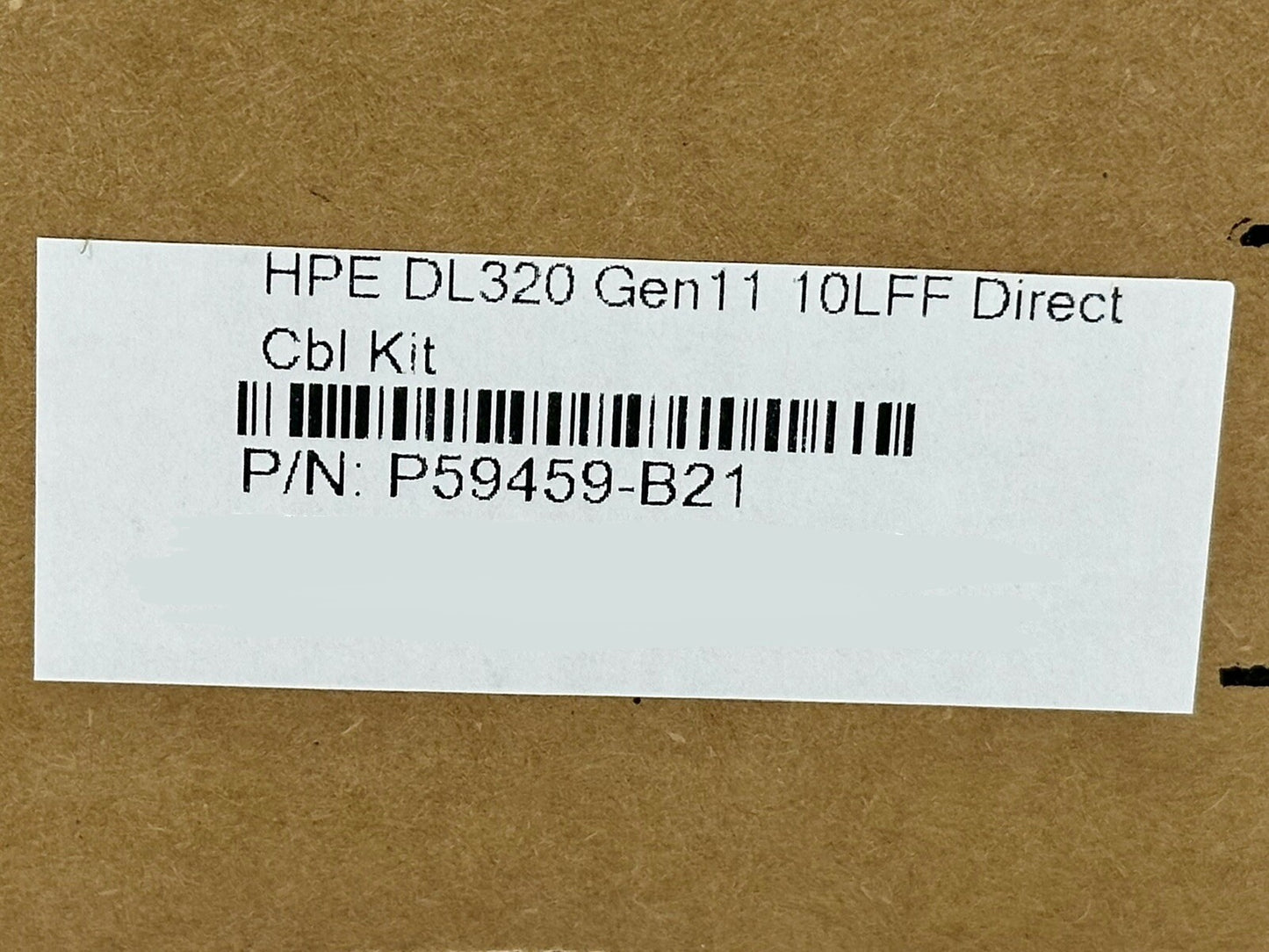 HPE P59459-B21 ProLiant DL320 Gen11 10LFF Direct Attach Cable Kit