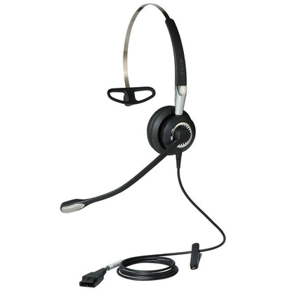 New Jabra 2400 II USB Mono CC Headset Black Noise-Canceling Mic On-Ear Comfort