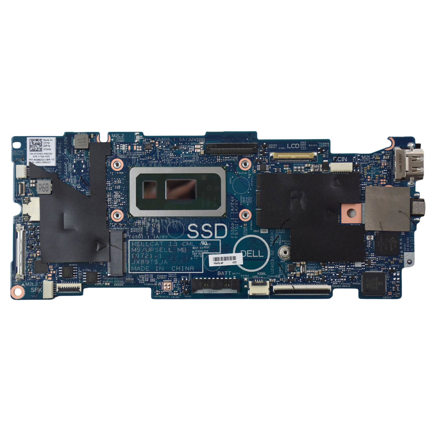 OEM Dell Inspiron 13 7300 2-In-1 Motherboard i5-10210U 1.6GHz DDR3 8GB RAM Y3H95