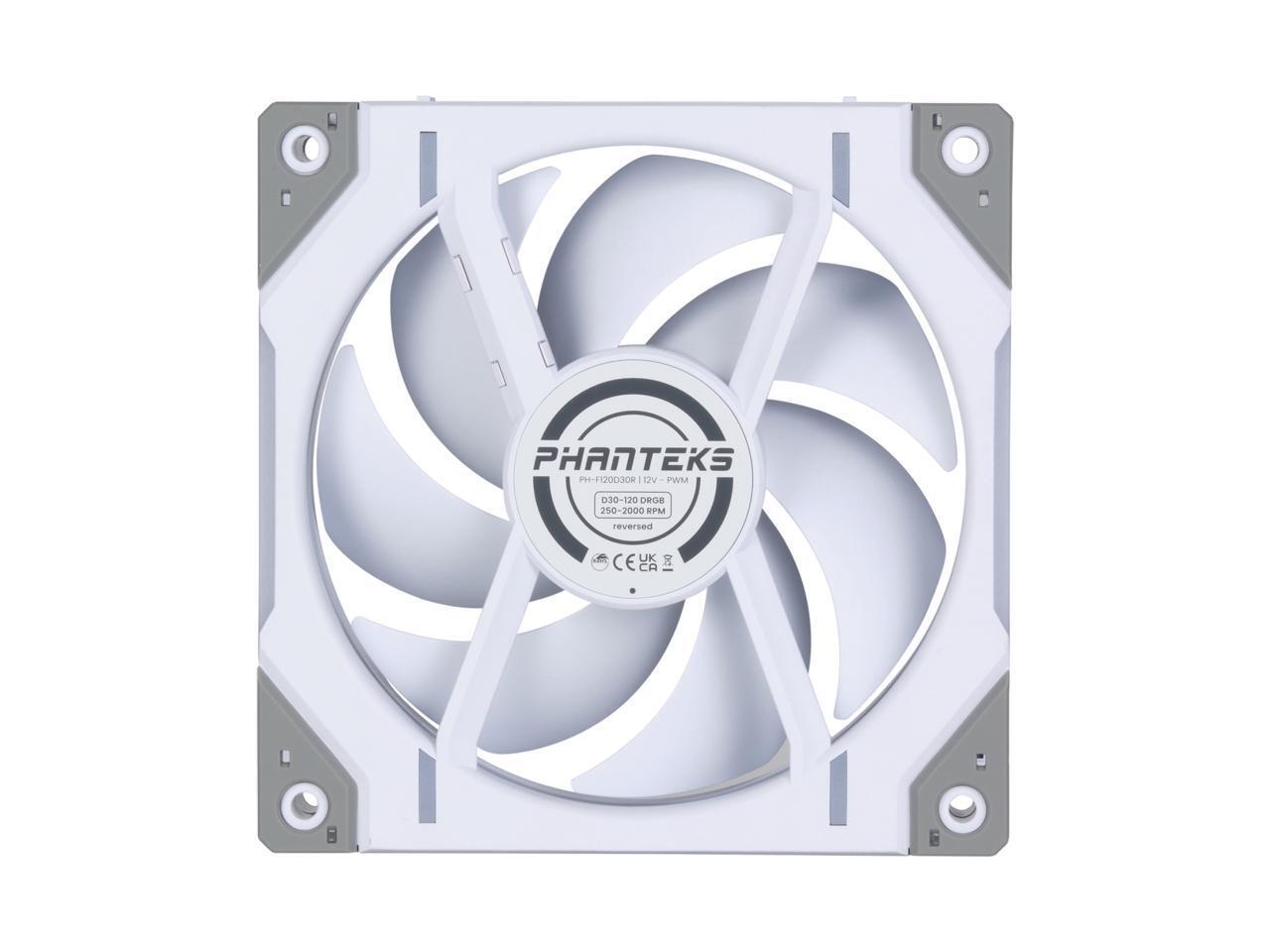 Phanteks CASEFAN PHANTEKS PH-F120D30R_DRGB_PWM_WT01_3P R