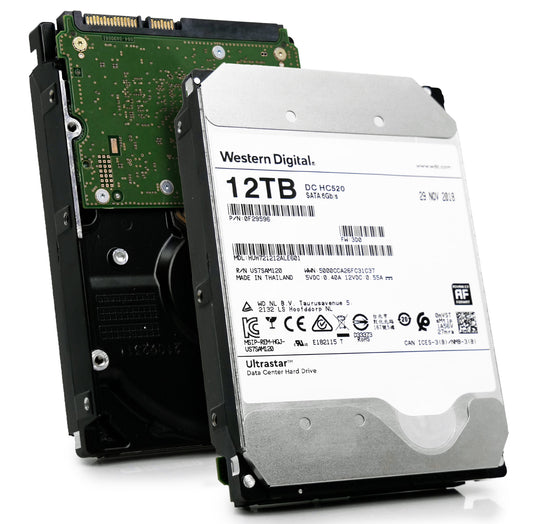 WD HGST Ultrastar HC520 12TB 7.2K RPM SATA 3.5" HDD HUH721212ALE601 0F29596